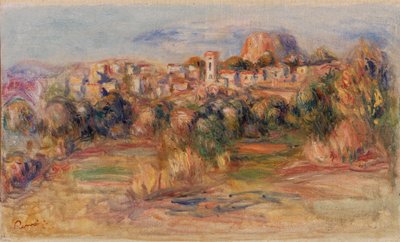 Landscape, La Gaude by Pierre Auguste Renoir